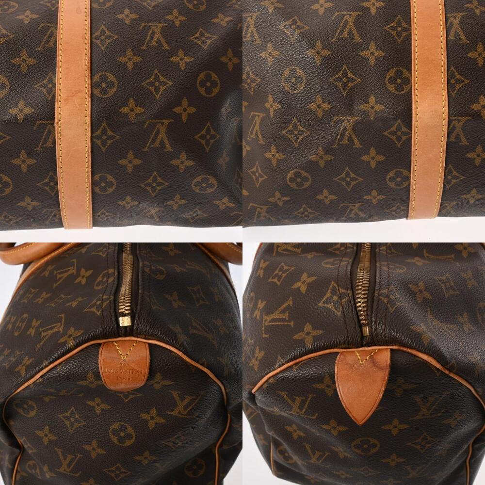 Louis Vuitton Monogram Keepall Brown Canvas Boston Bag - Picture 9 of 11